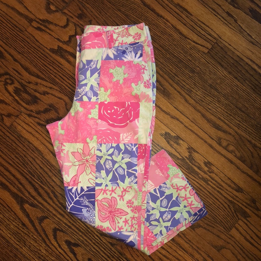 Lilly Pulitzer Patchwork Capri Pants - image 1